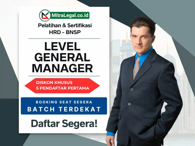 Pelatihan dan Sertifikasi HRD General Manager BNSP