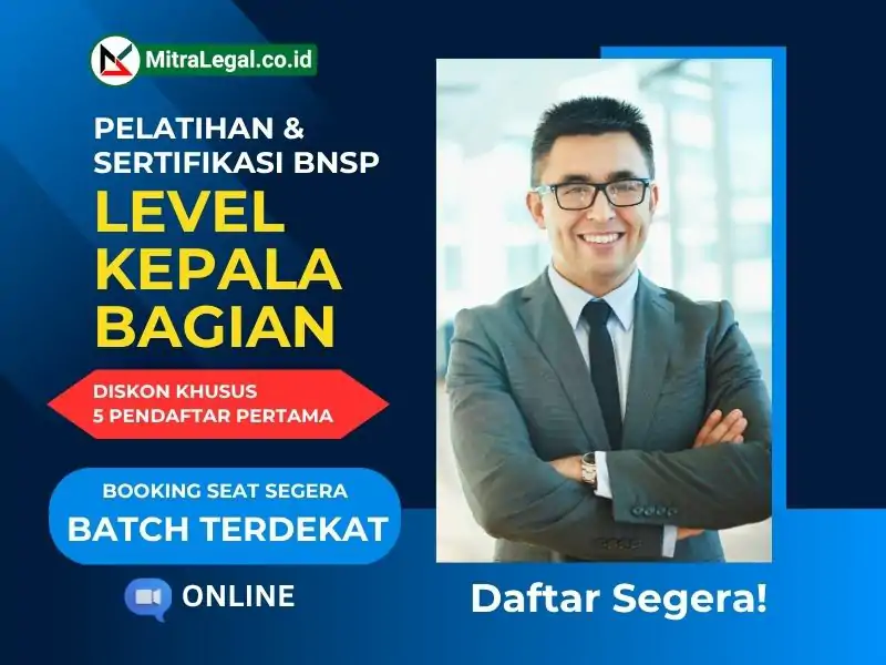 Pelatihan dan Sertifikasi HRD Kepala Bagian BNSP